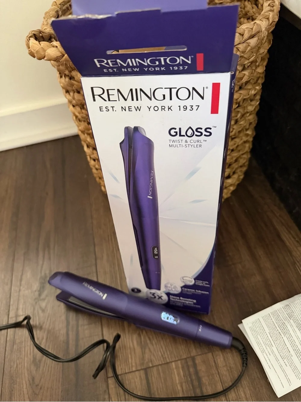 Remington Gloss Twist & Curl Multi Styler Brand New